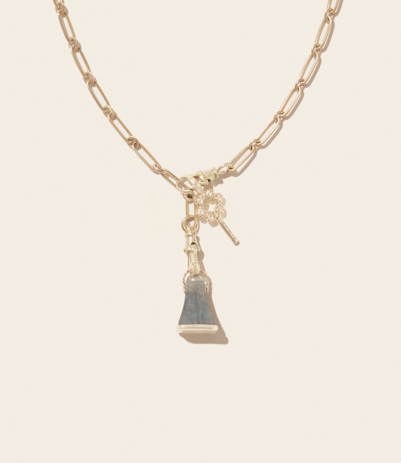 Pendentif Virginia en or jaune sertie de diamant - Or jaune & Diamant
