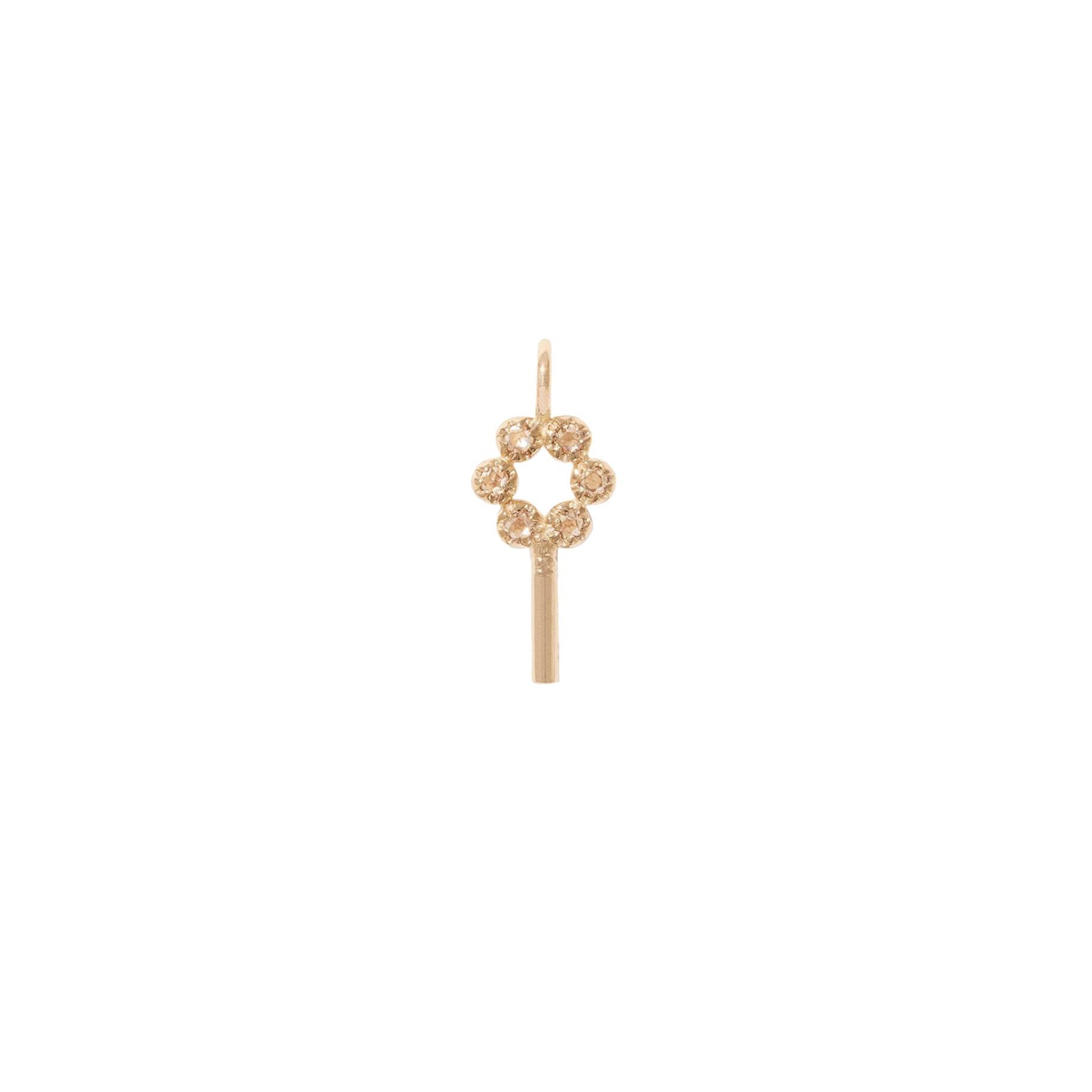 Pendentif Virginia en or jaune sertie de diamant - Or jaune & Diamant