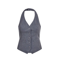 Gilet Syna à dos nu - Heather Grey