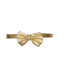 Ceinture fine Vogue en cuir - Gold