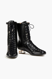Bottines à lacets - Black