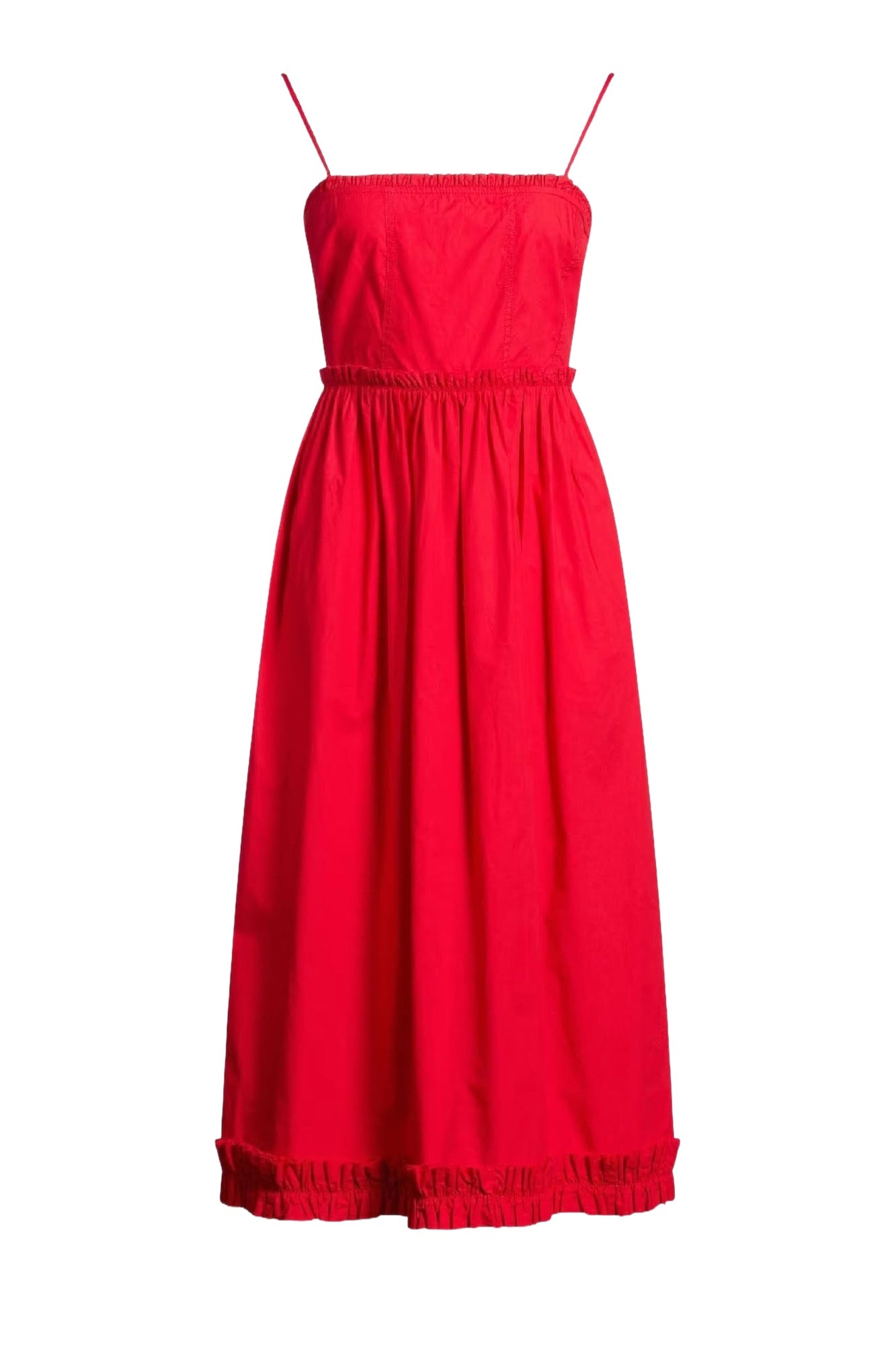 Robe à bretelles - Racing Red
