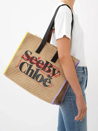 Straw Beige TOTE BAGS - Straw Beige