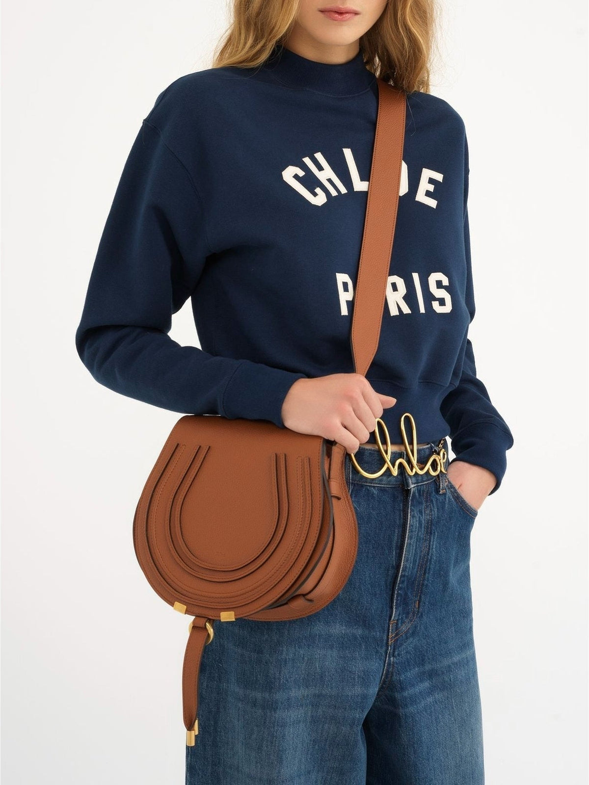 BASEPLUS_Cashmere Grey SMALL SADDLE - Cashmere Grey