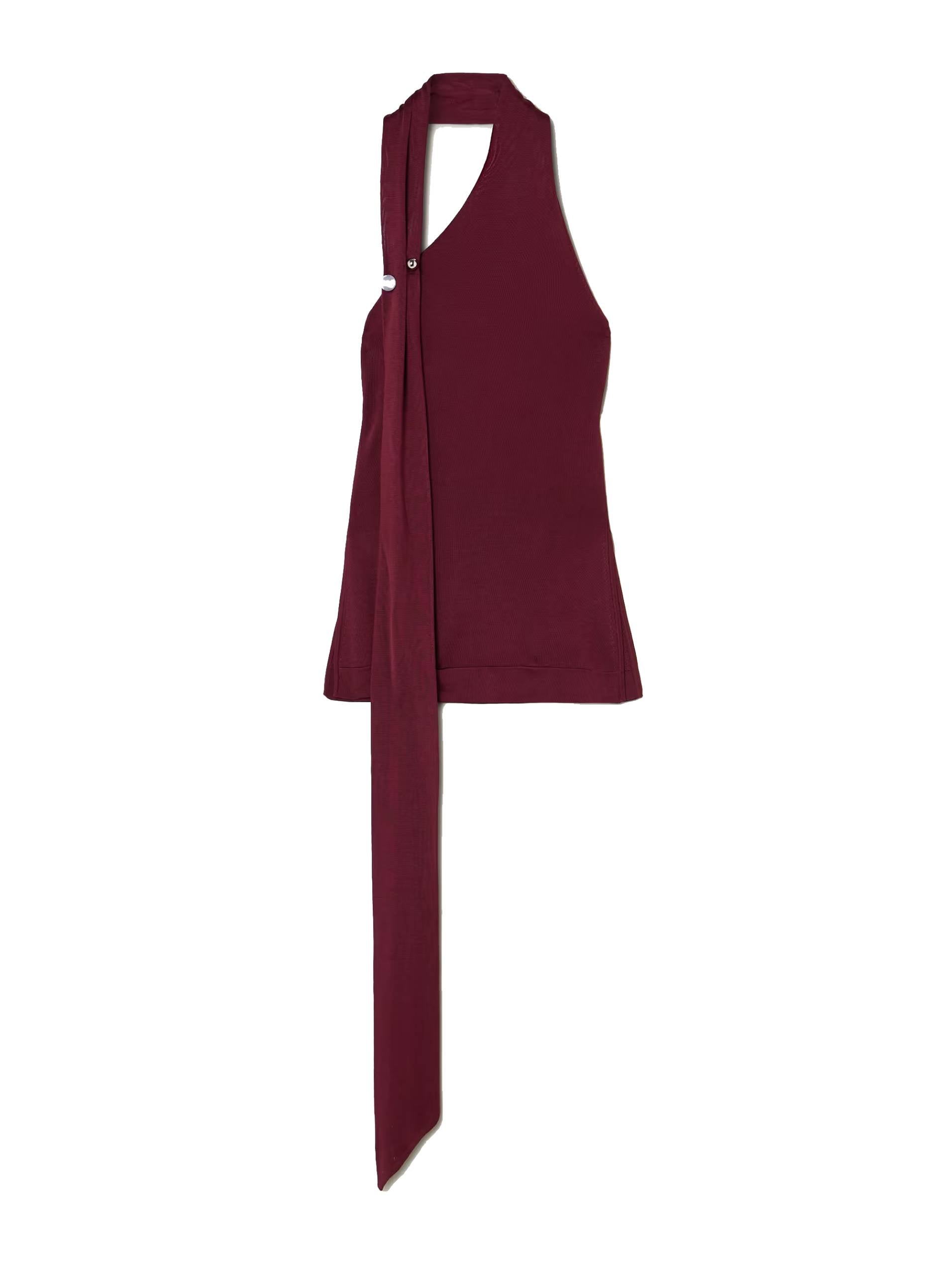 Top écharpe Pierced - Mahogany