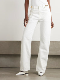 Off White Denim Pantalon - Off White Denim