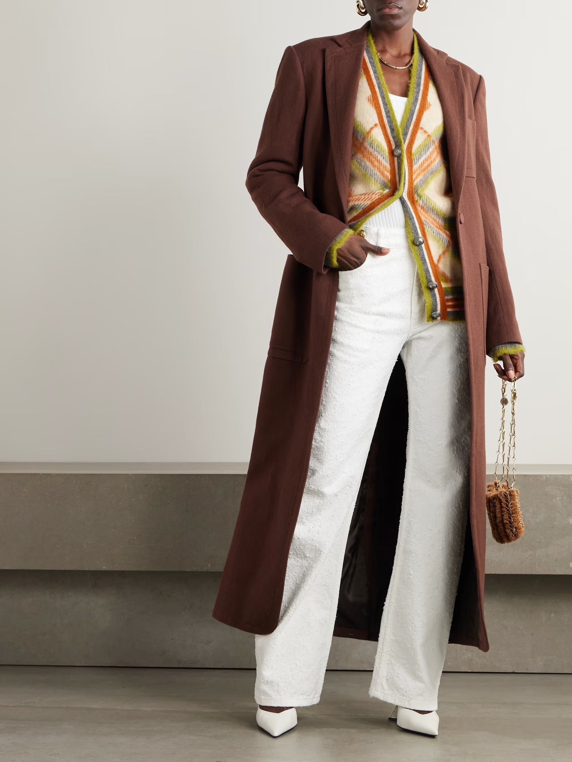 Off White Denim Pantalon - Off White Denim