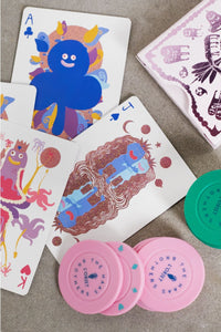 Coffret de poker Haas - Pink