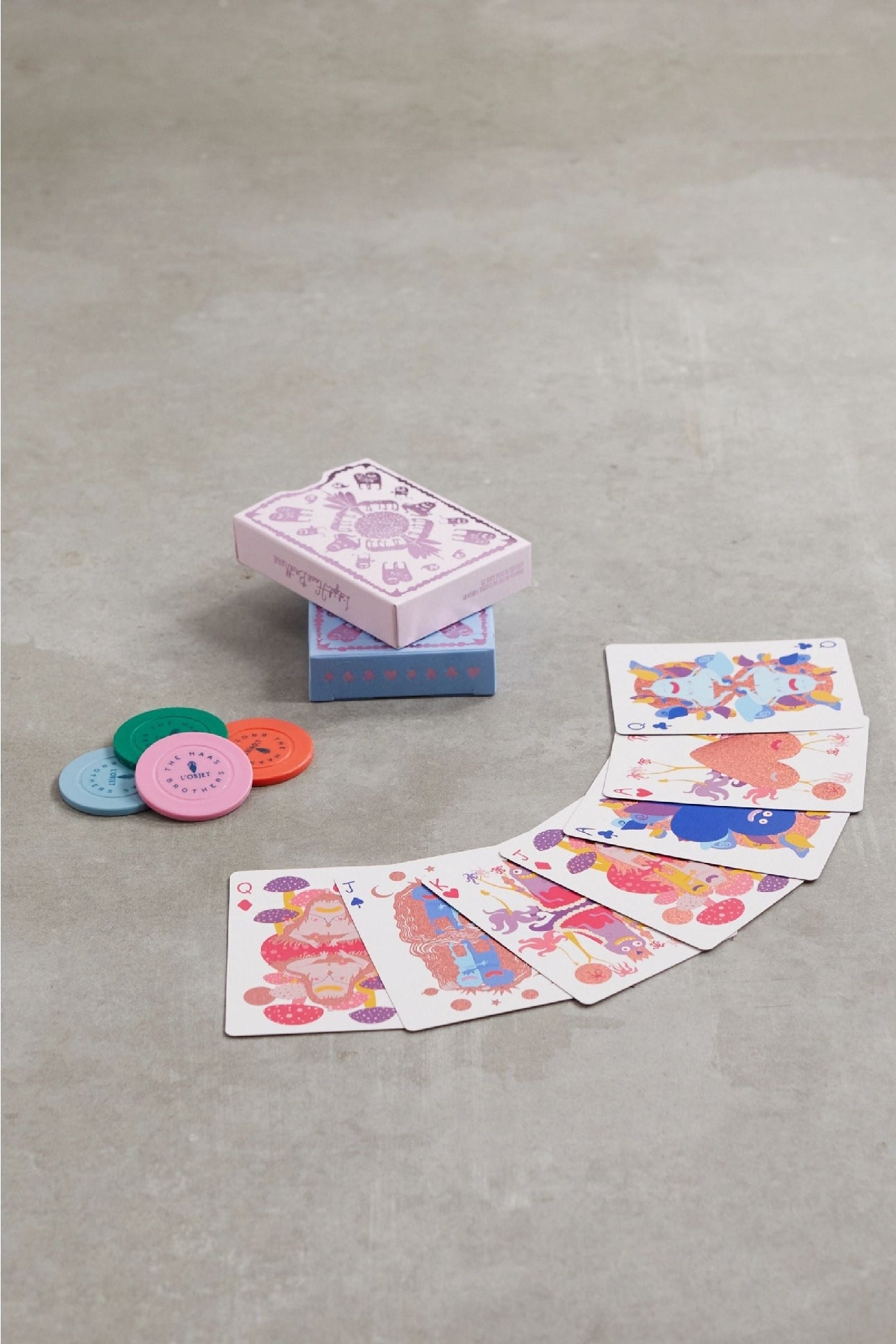 Coffret de poker Haas - Pink