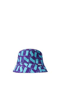Reversible graphic bobble - Azure & Purple