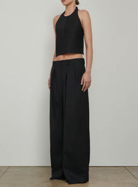 Backless Halter Top - Black