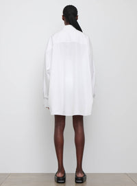 Oversize Shirt Dress Mini - White