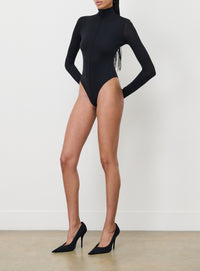 RHW Long Sleeve Bodysuit - Black