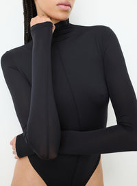 RHW Long Sleeve Bodysuit - Black