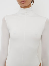 RHW Long Sleeve Bodysuit - Ivory