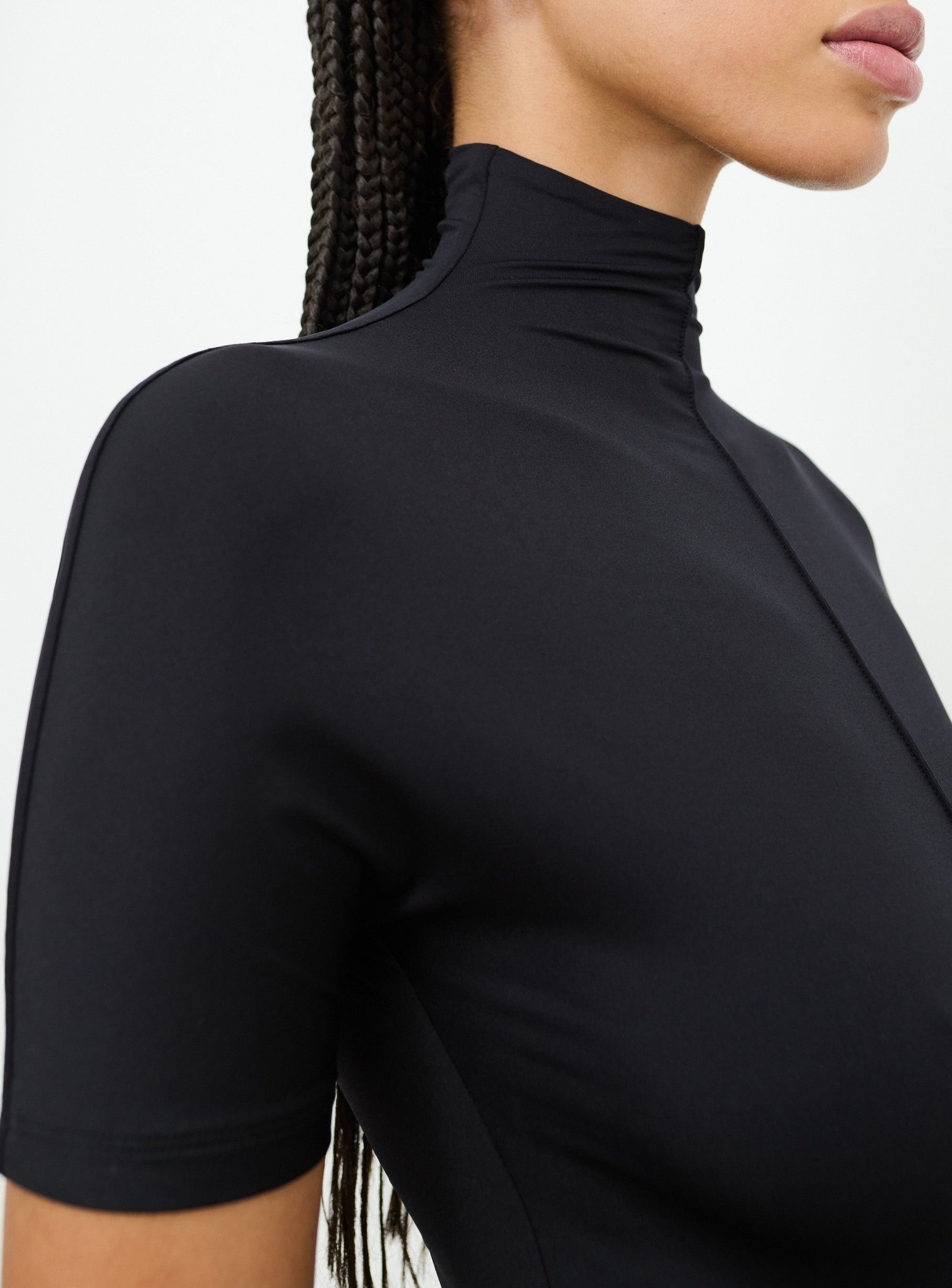 RHW Short Sleeve Bodysuit - Black