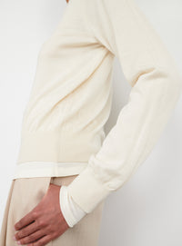 Fine Knit Sweater - Bone
