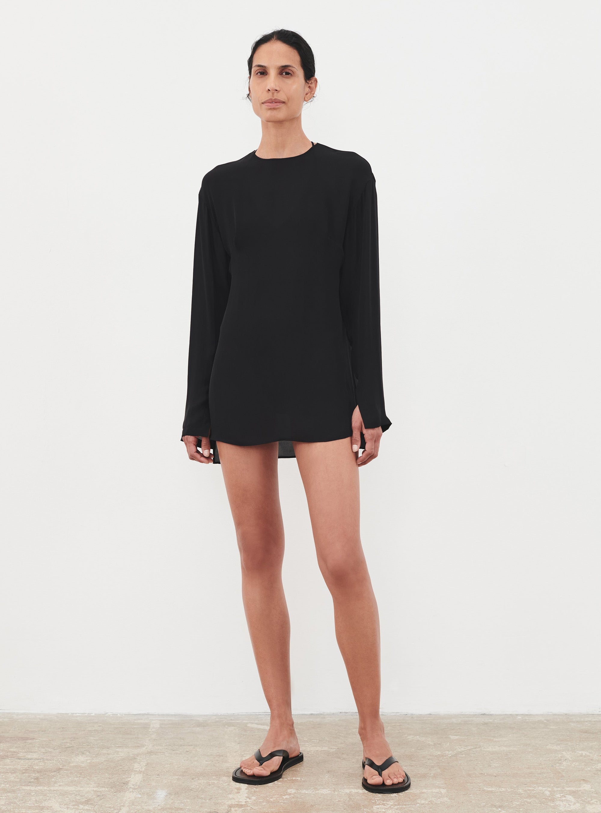 Sheer Blouse - Black