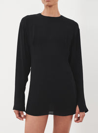 Sheer Blouse - Black