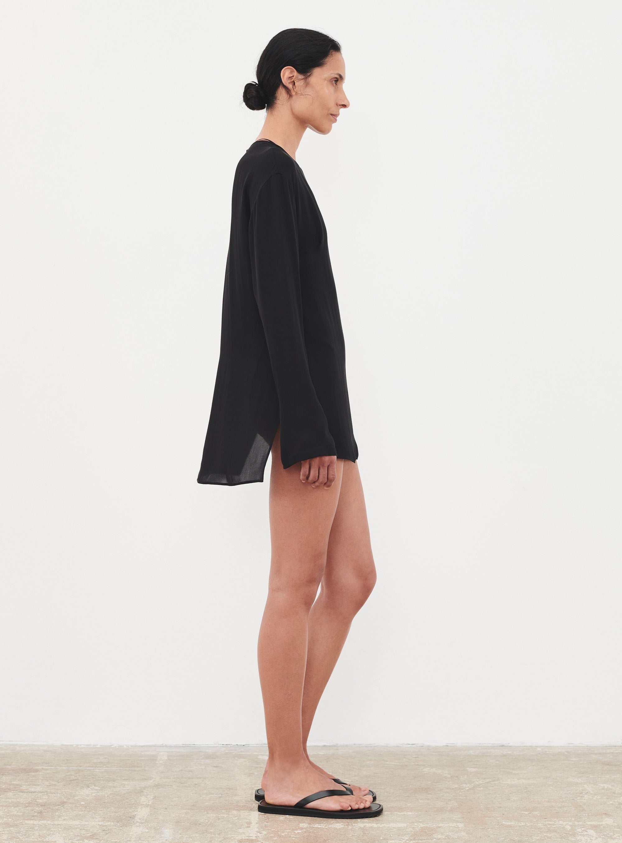 Sheer Blouse - Black