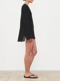 Sheer Blouse - Black