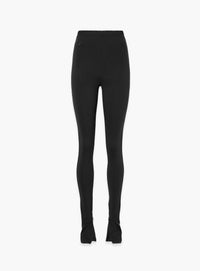 Side Zip Legging - Black