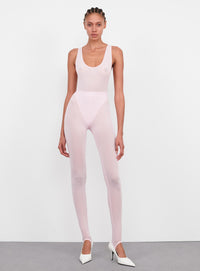 Sheer Stirrup Legging - Blush