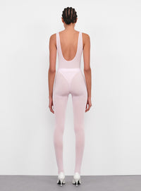 Sheer Stirrup Legging - Blush