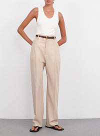 Light Mid Rise Trouser - Sand