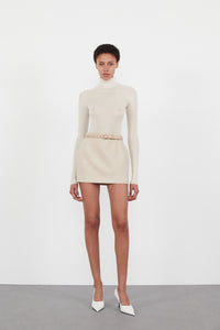 New Contour Mini Skirt - Sand