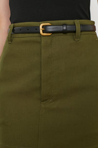 Drill Mini Skirt - Military