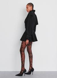 Circle Skirt Mini - Black