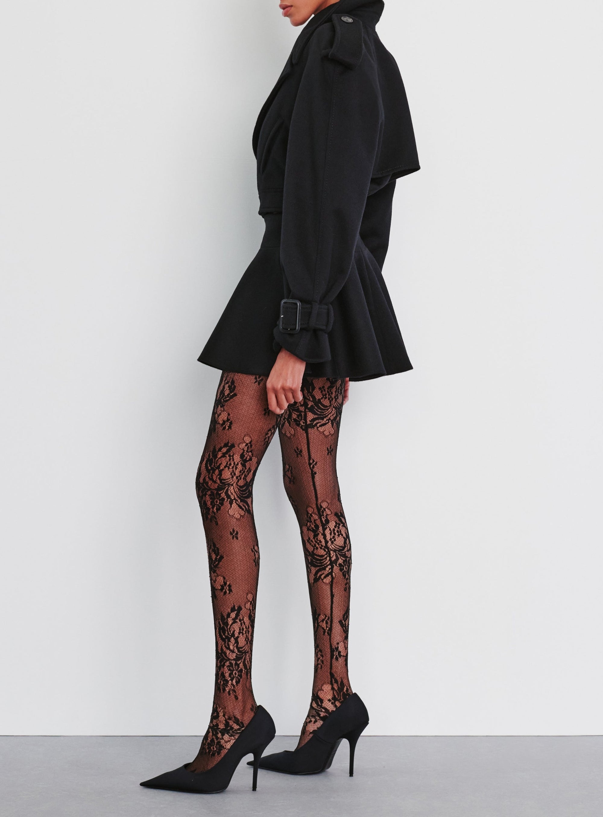 Circle Skirt Mini - Black