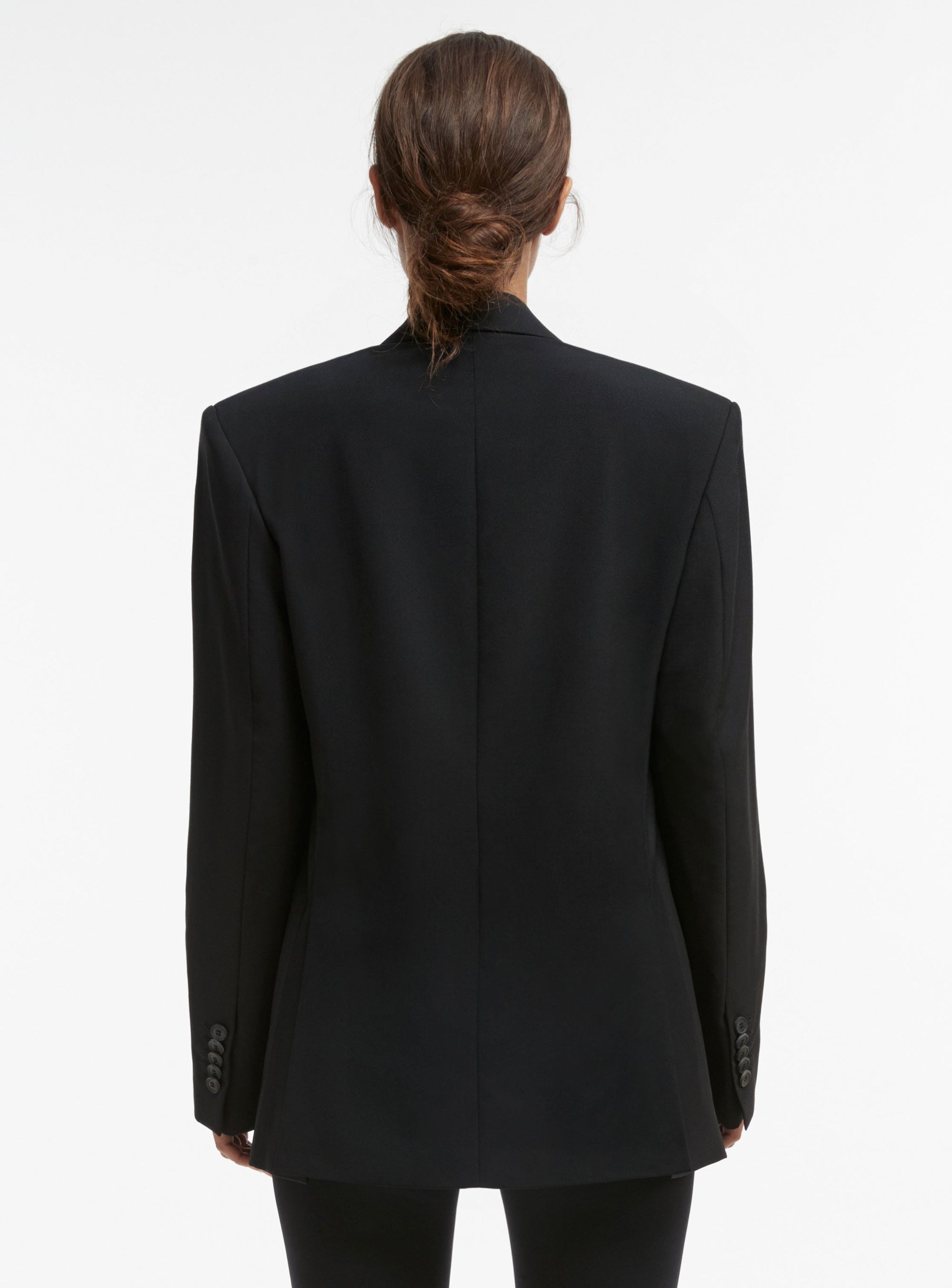 Double Breasted Blazer - Black