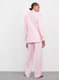Double Breasted Blazer - Blush