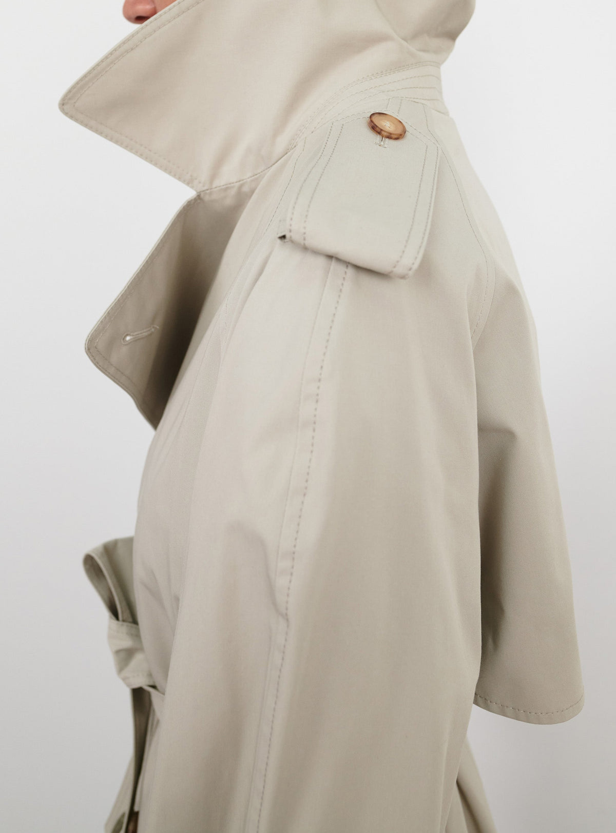 Classic Trench Coat - Cement
