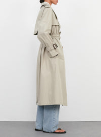 Classic Trench Coat - Cement