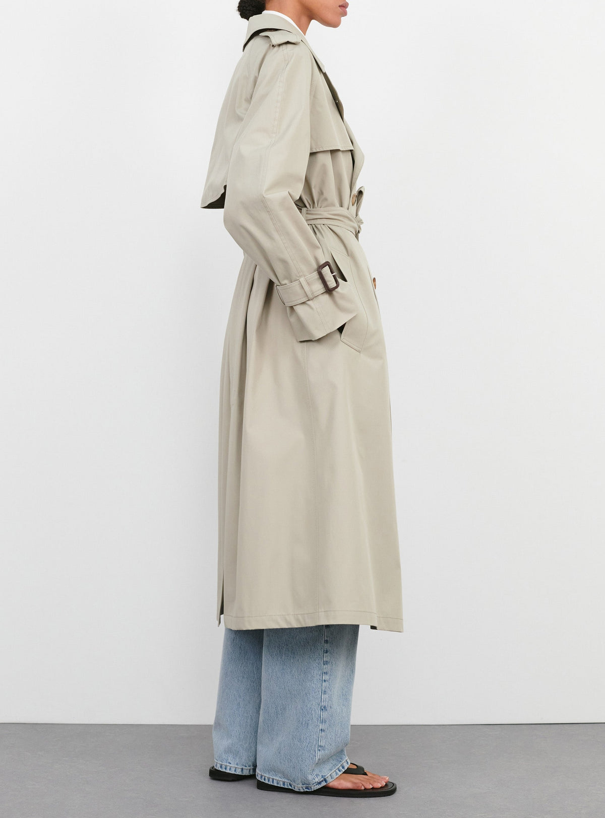 Classic Trench Coat - Cement