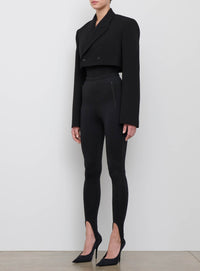 Crop Blazer - Black