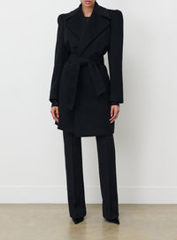 RHW Coat Midi - Black