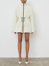 RHW Crop Anorak - Ivory