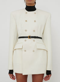 RHW Blazer Dress - Ivory