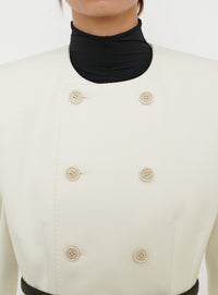 RHW Blazer Dress - Ivory