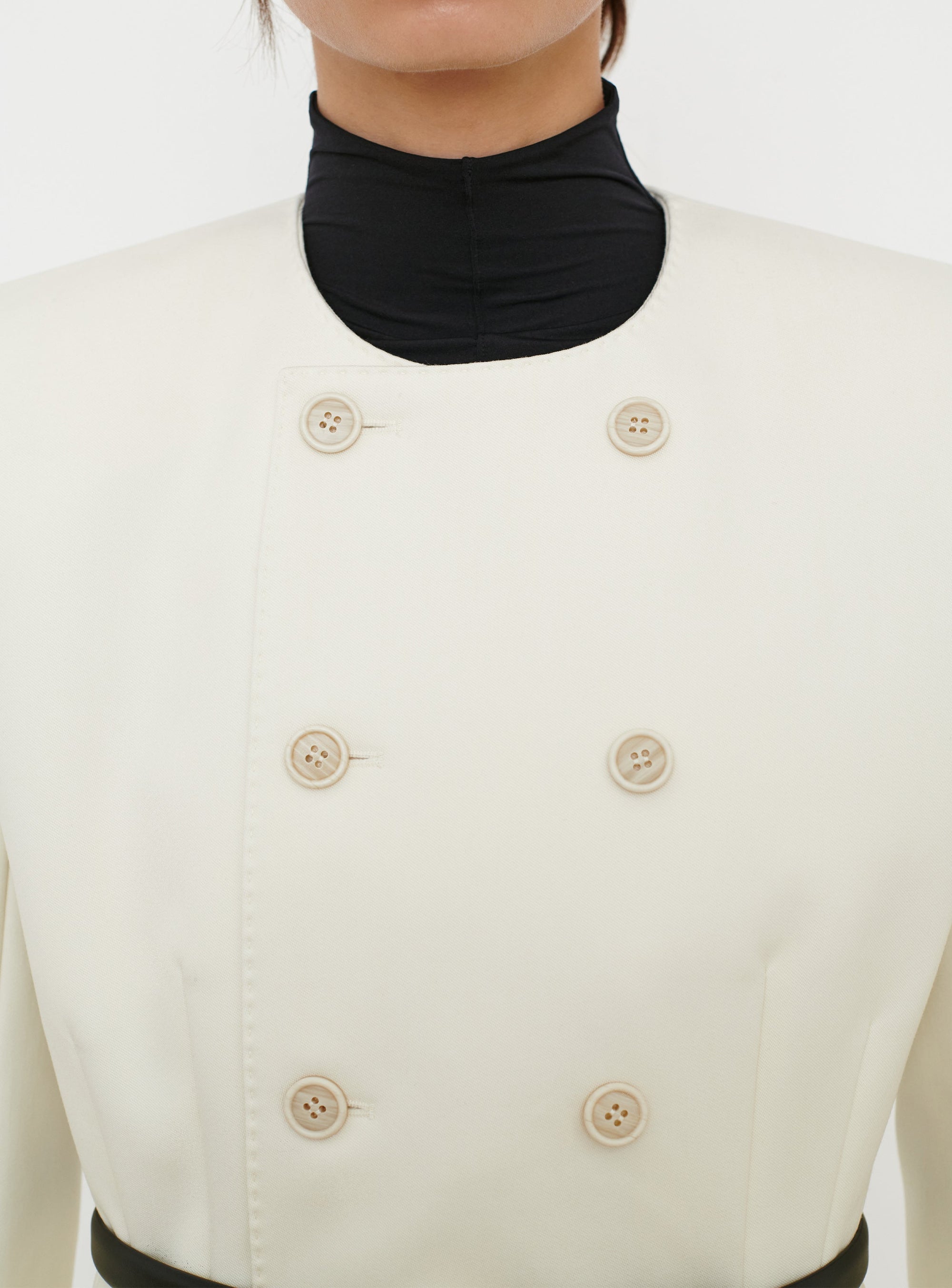 RHW Blazer Dress - Ivory