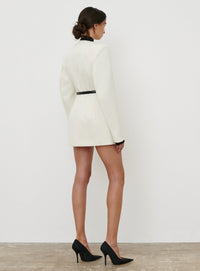 RHW Blazer Dress - Ivory