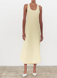 Matte Tank Dress - Lemon