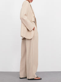 Light Longline Blazer - Sand
