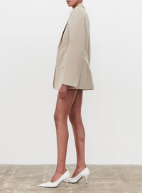 Drill Contour Blazer - Stone