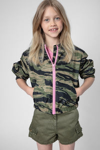 ZHORS LIGNE ARMY VICK GIRLS COAT