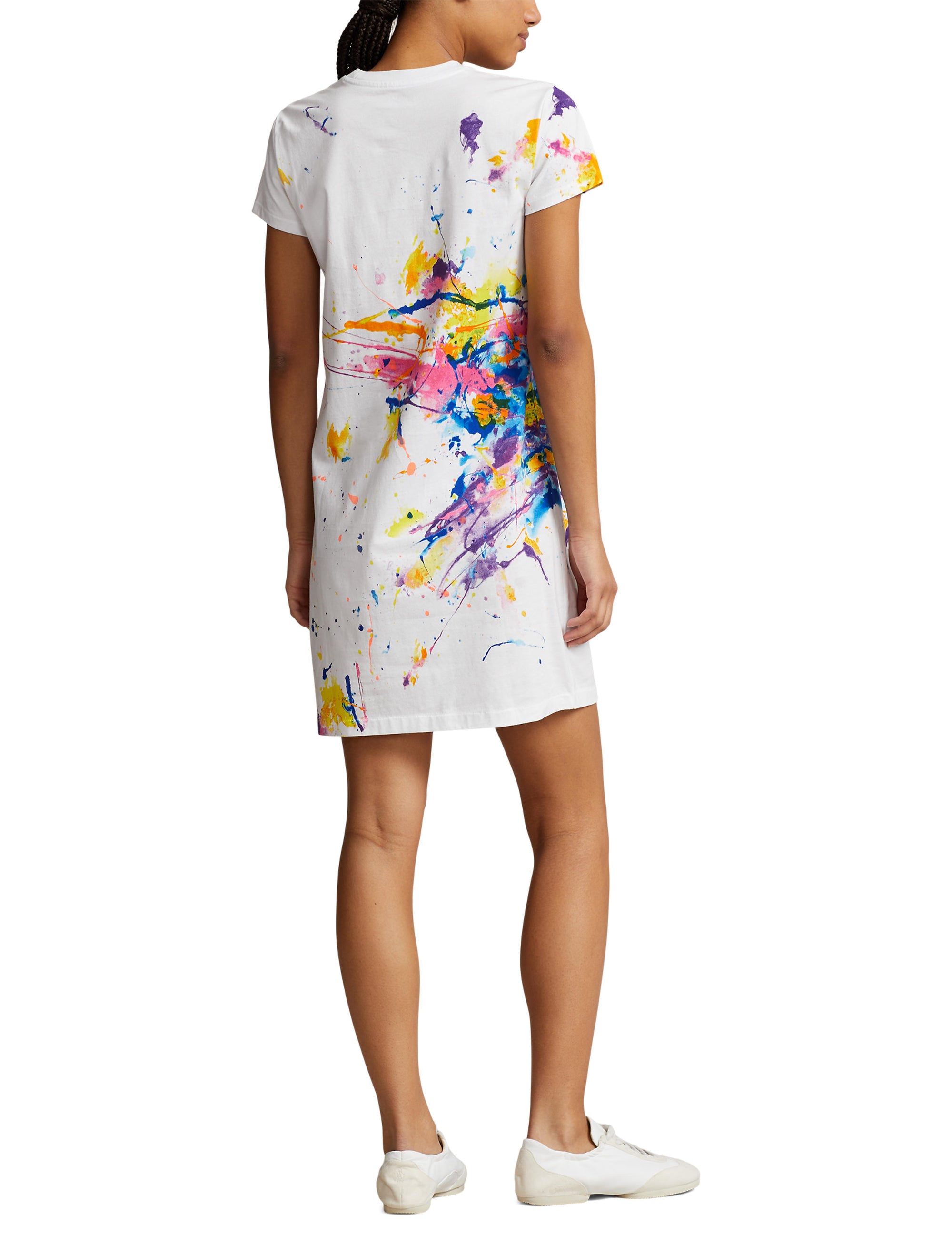 T-shirt dress with paint splatter - Paint Splatter